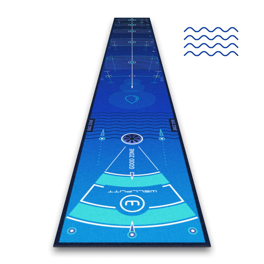 Wellputt 4m Putting Mat - Ocean 52 Special Edition