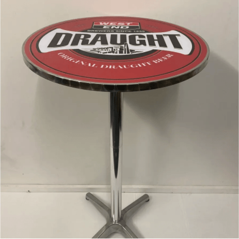 West End Draught Premium Bar Table