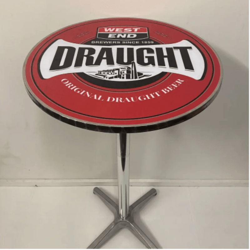 West End Draught Premium Bar Table