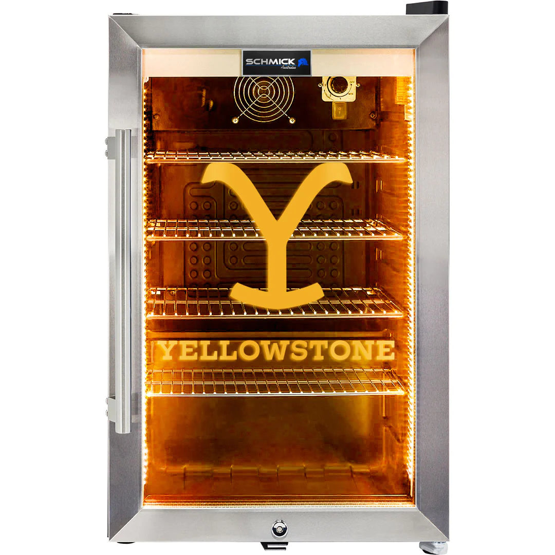 Yellowstone Design Glass Door 70L Bar Fridge