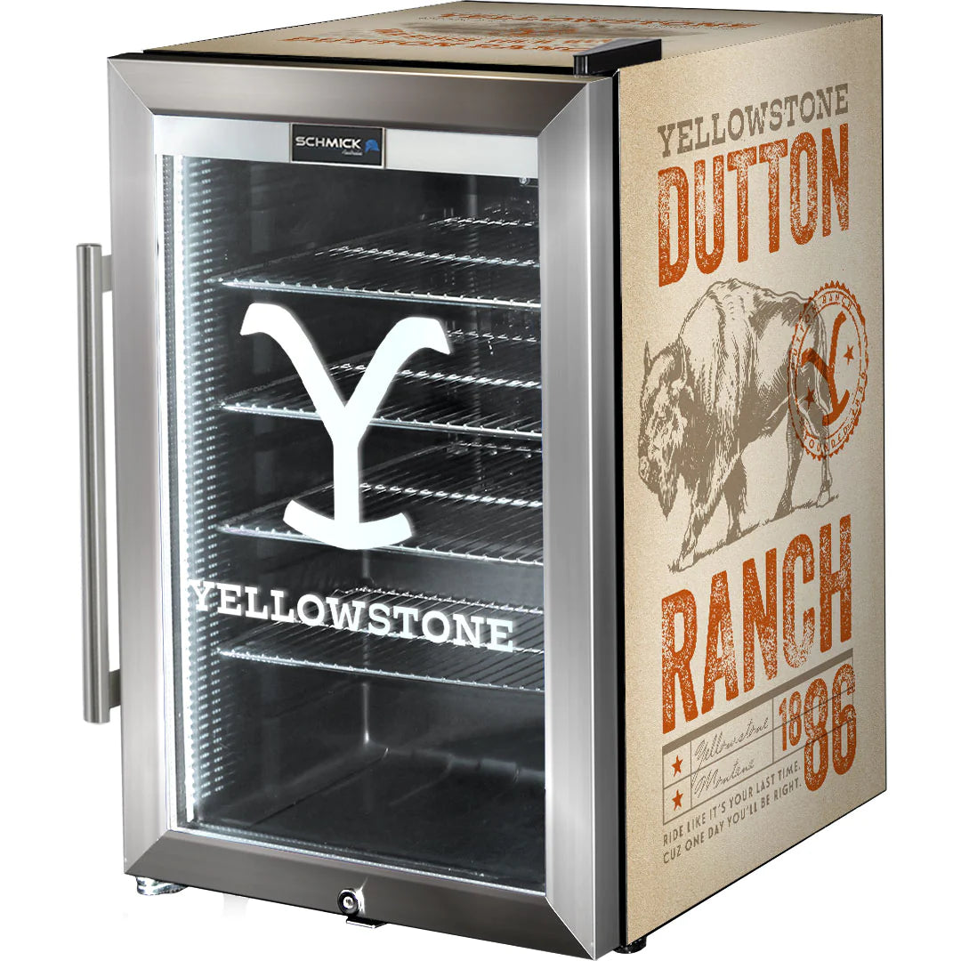 Yellowstone Design Glass Door 70L Bar Fridge