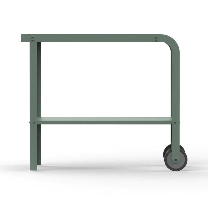 ZiiPa Vallone Garden Trolley with Shelf – Eucalyptus