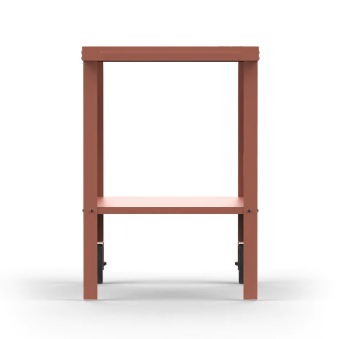 ZiiPa Vallone Garden Trolley with Shelf – Terracotta