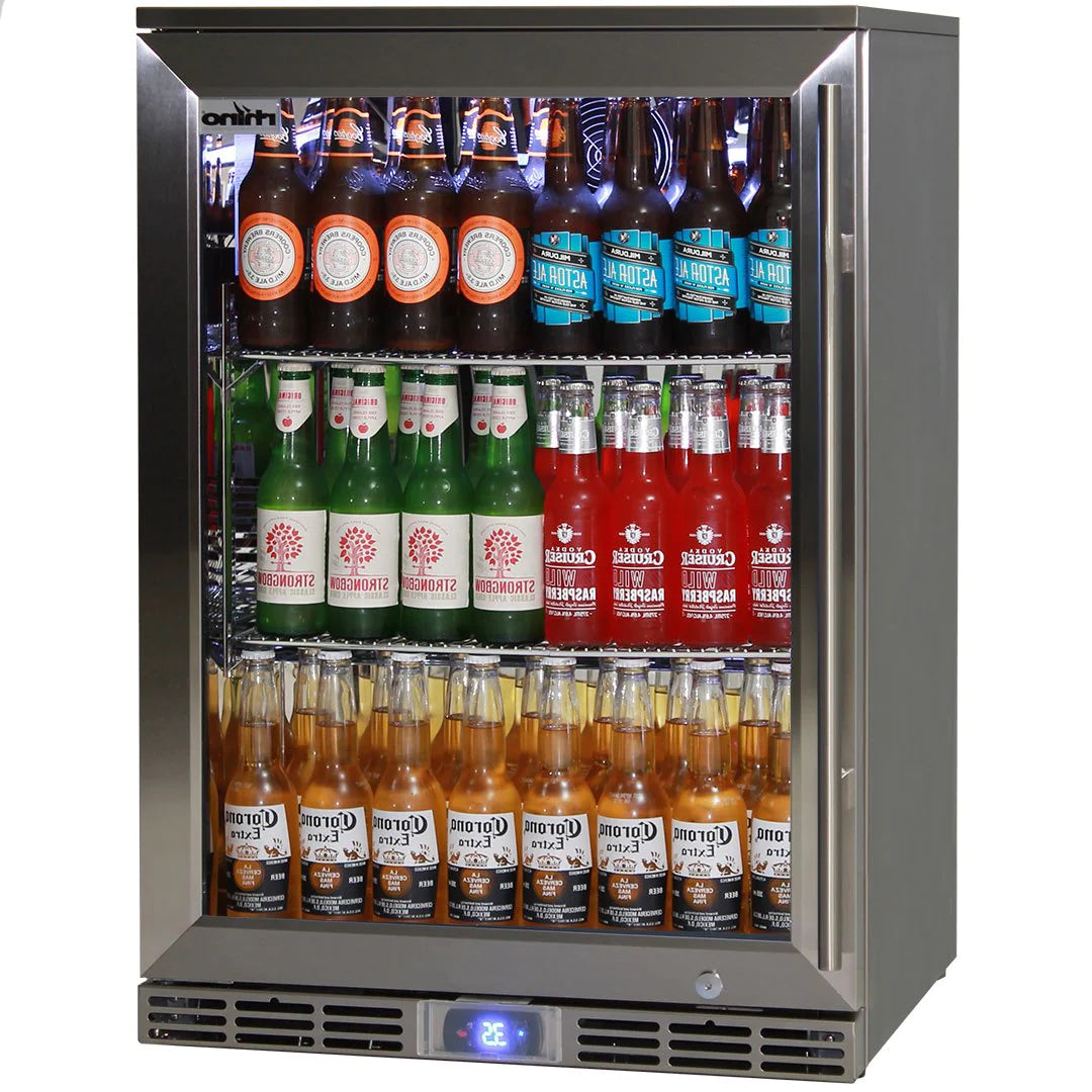 Rhino Alfresco 129L Glass Door Bar Fridge