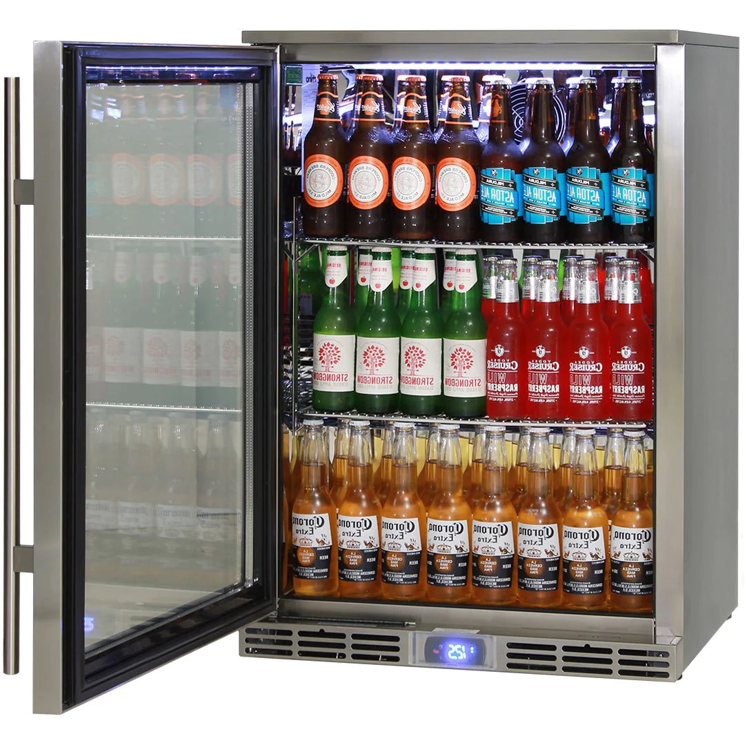 Rhino Alfresco 129L Glass Door Bar Fridge