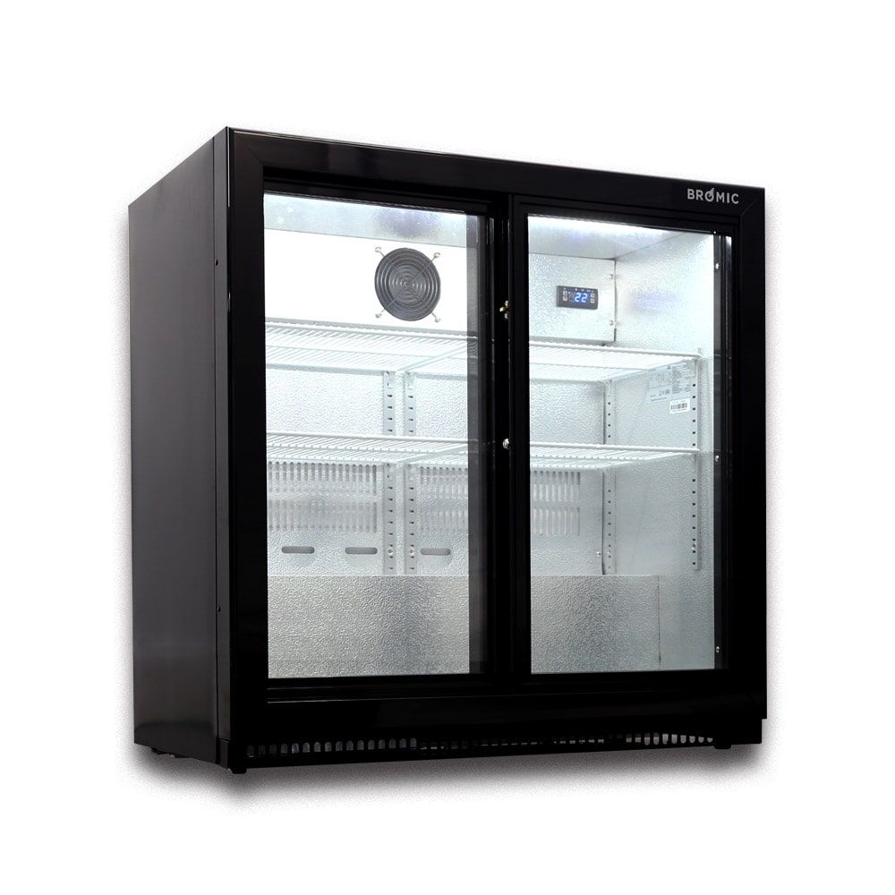 Bromic 190L Commercial Sliding Door Bar Fridge