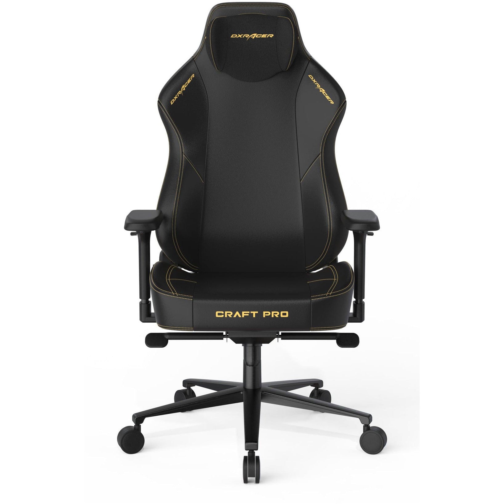 DXRacer Craft D5000 Gold and Black Gaming Chair