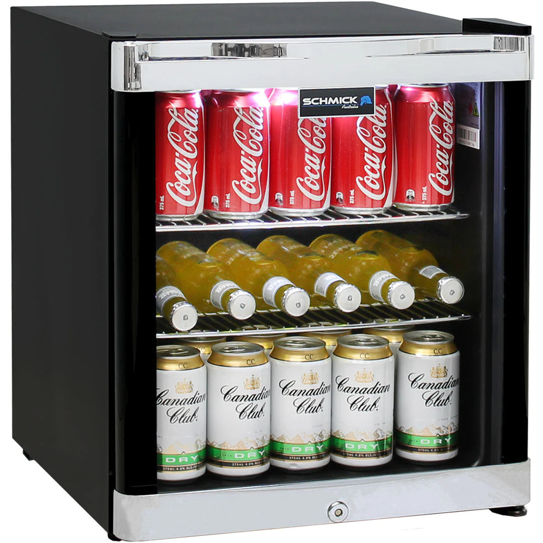 Schmick Tropical Glass Door Mini Bar Fridge - 38 Cans