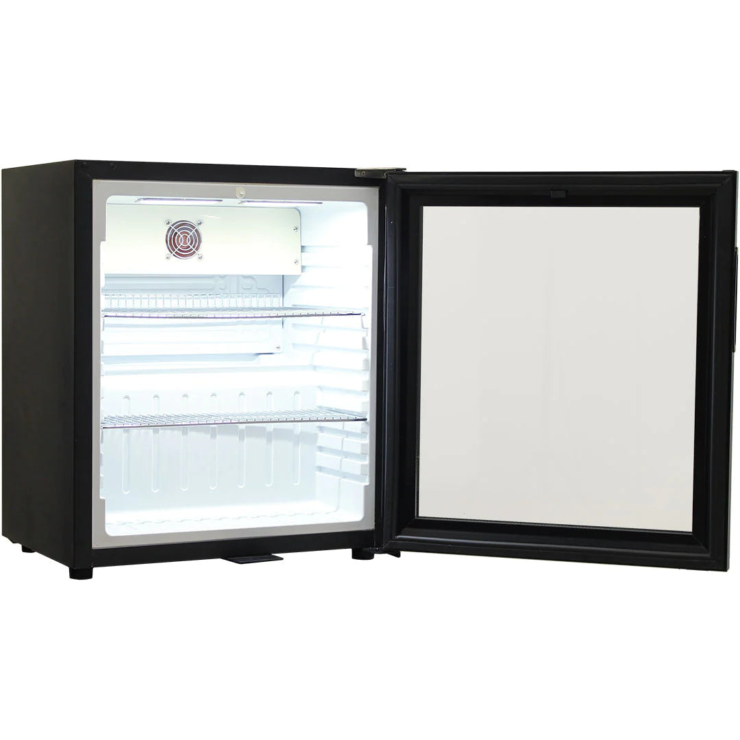 Schmick Black Glass Door Mini 38L Bar Fridge