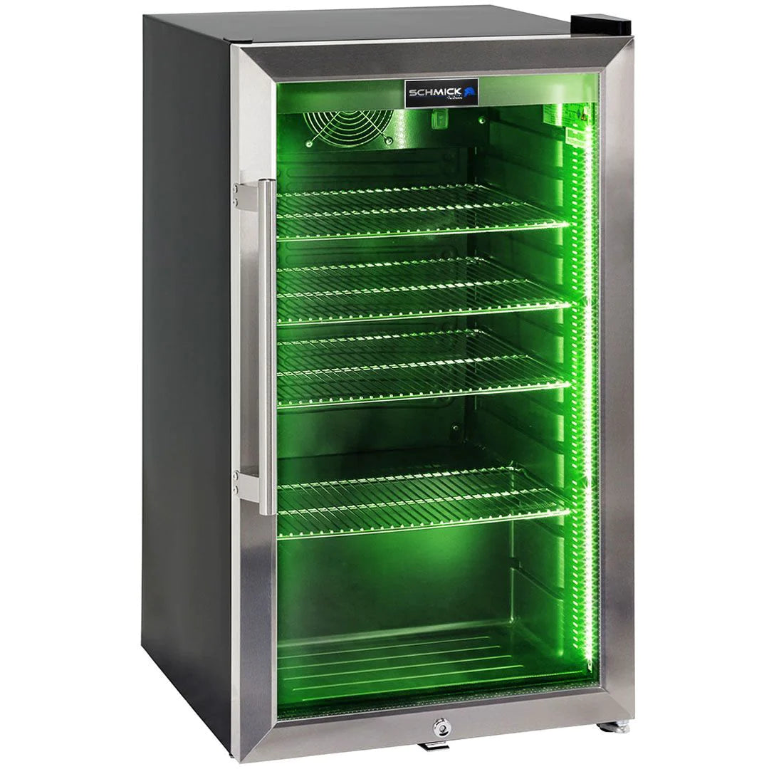 Ned Kelly Themed Alfresco LED 98L Bar Fridge