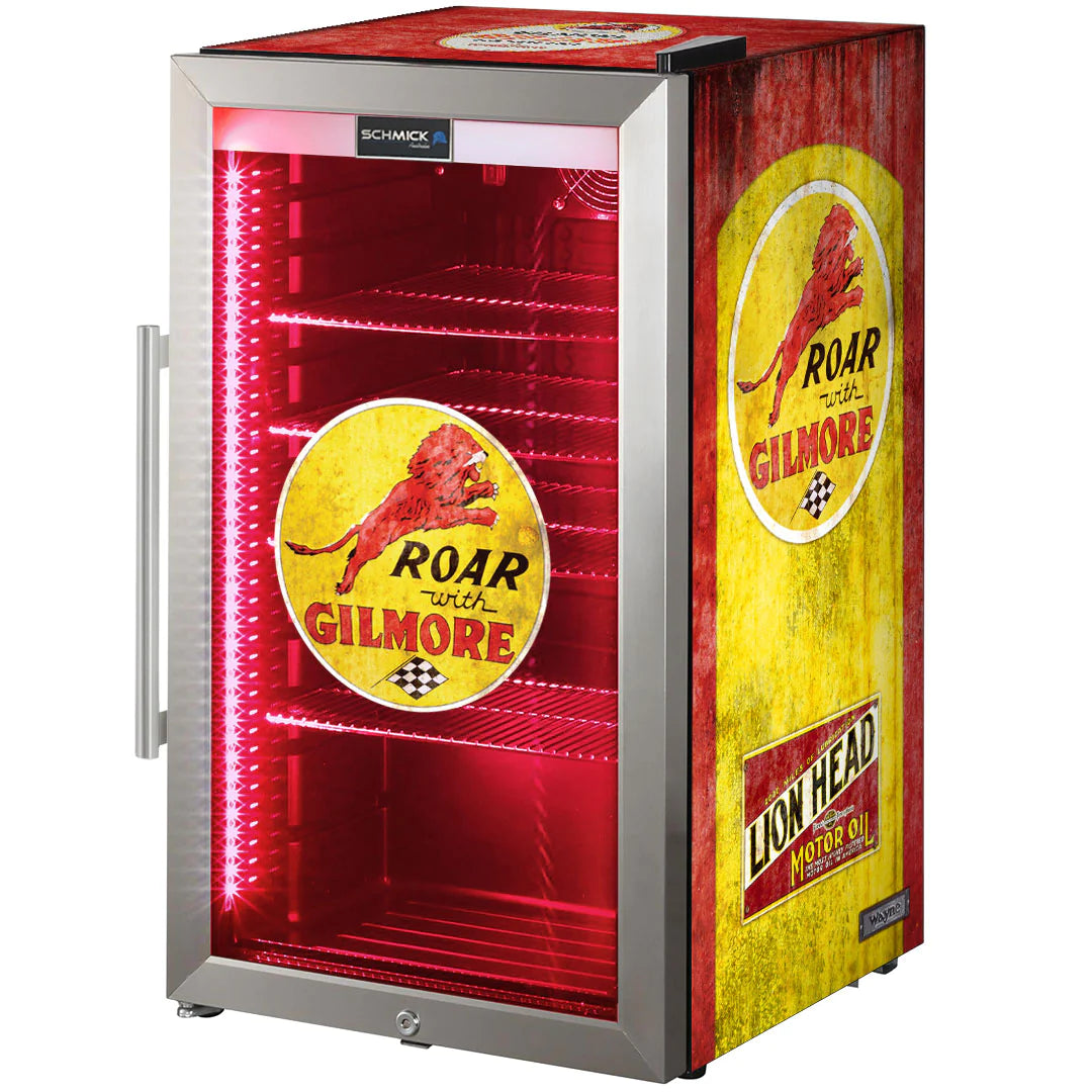 Petrol Branded Triple Glazed Alfresco  LED 98L Bar Fridge