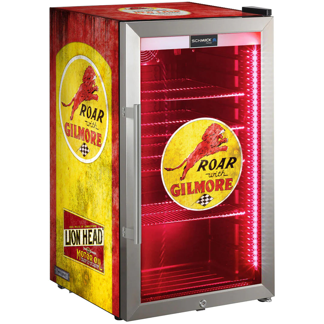 Petrol Branded Triple Glazed Alfresco  LED 98L Bar Fridge