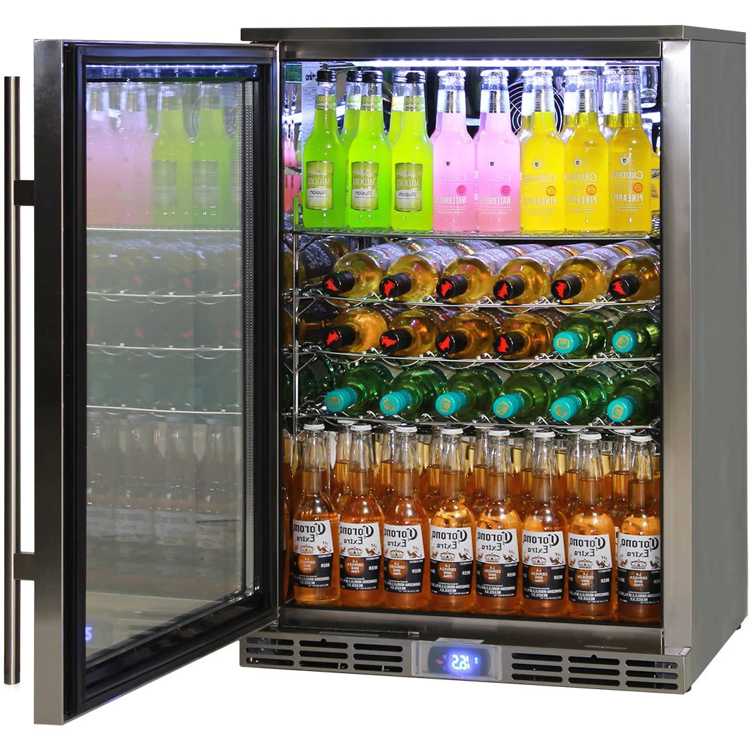 Rhino Alfresco Outdoor Single Door 138L Bar Fridge