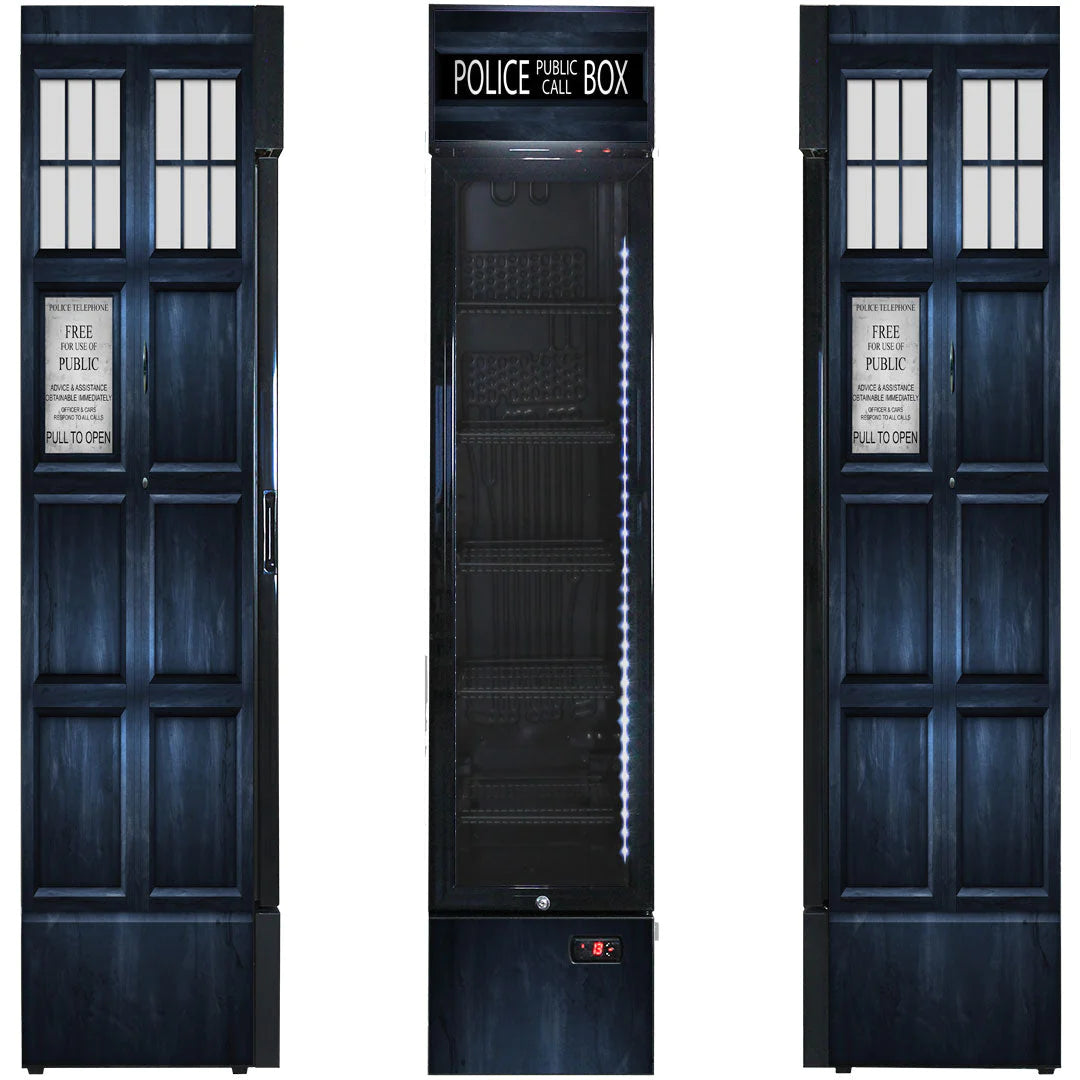 Police Box Design Police Box Design Upright 160L Bar Fridge — The Modern Cave Australia