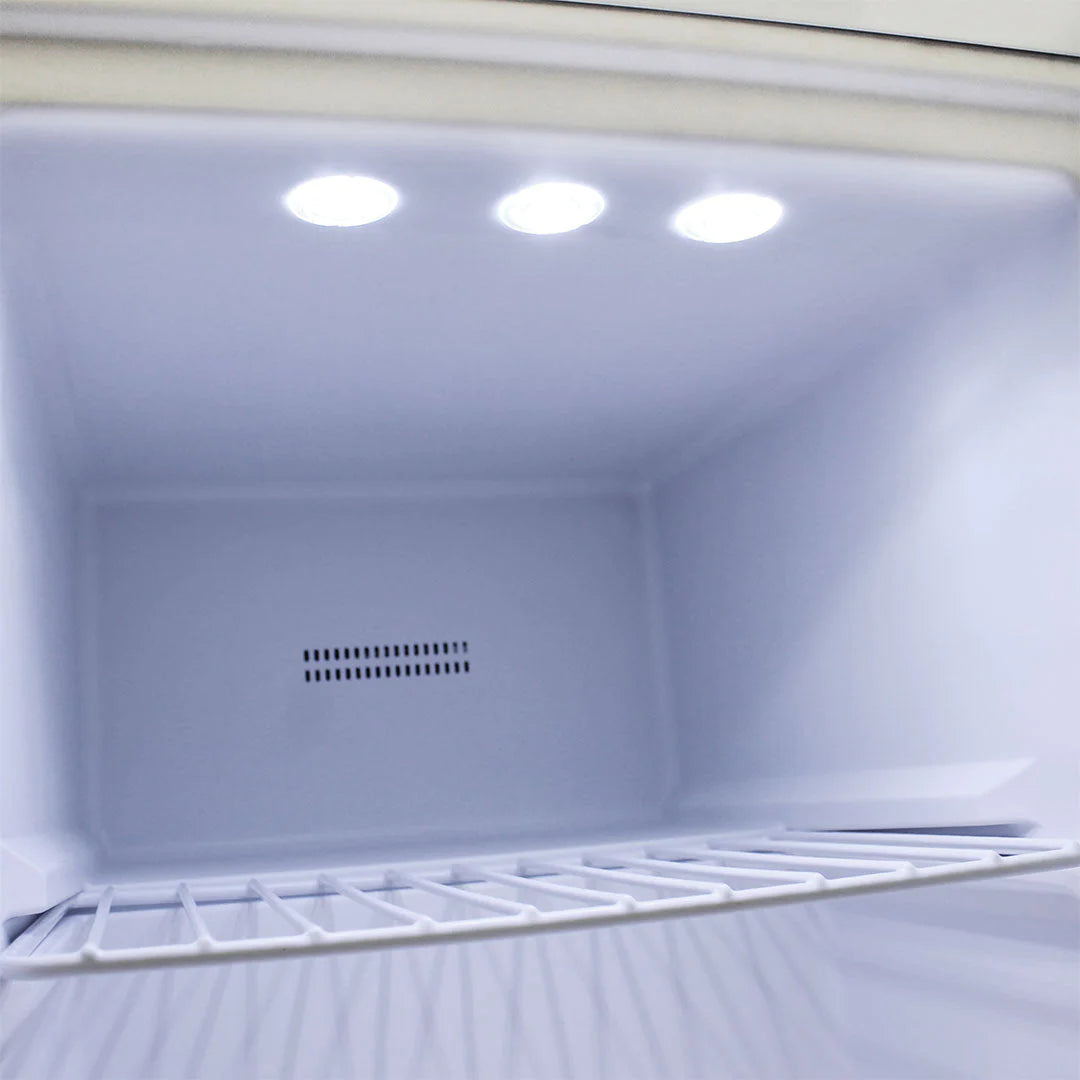 Mini White Glass Door Freezer 36L