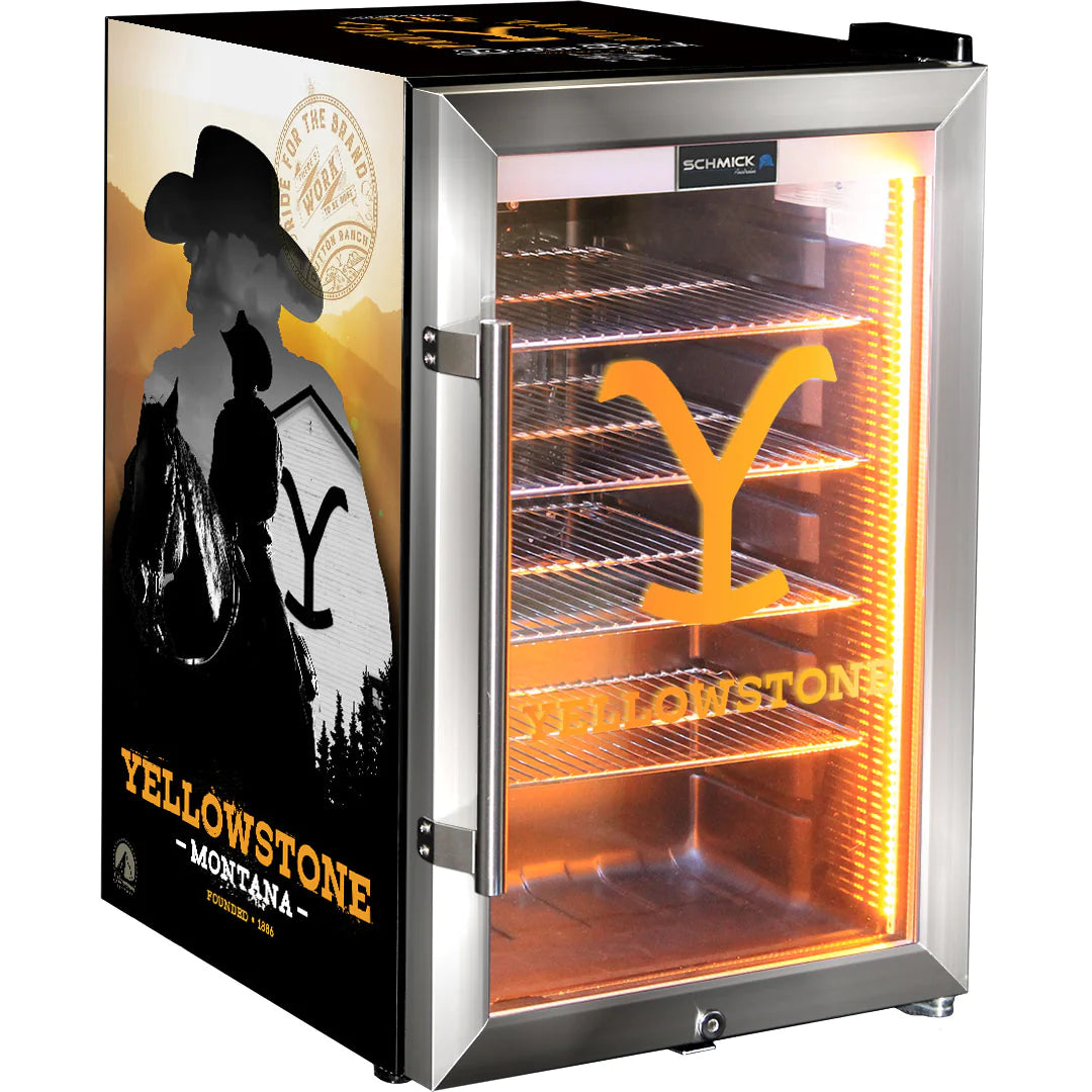 Yellowstone Design Glass Door 70L Bar Fridge