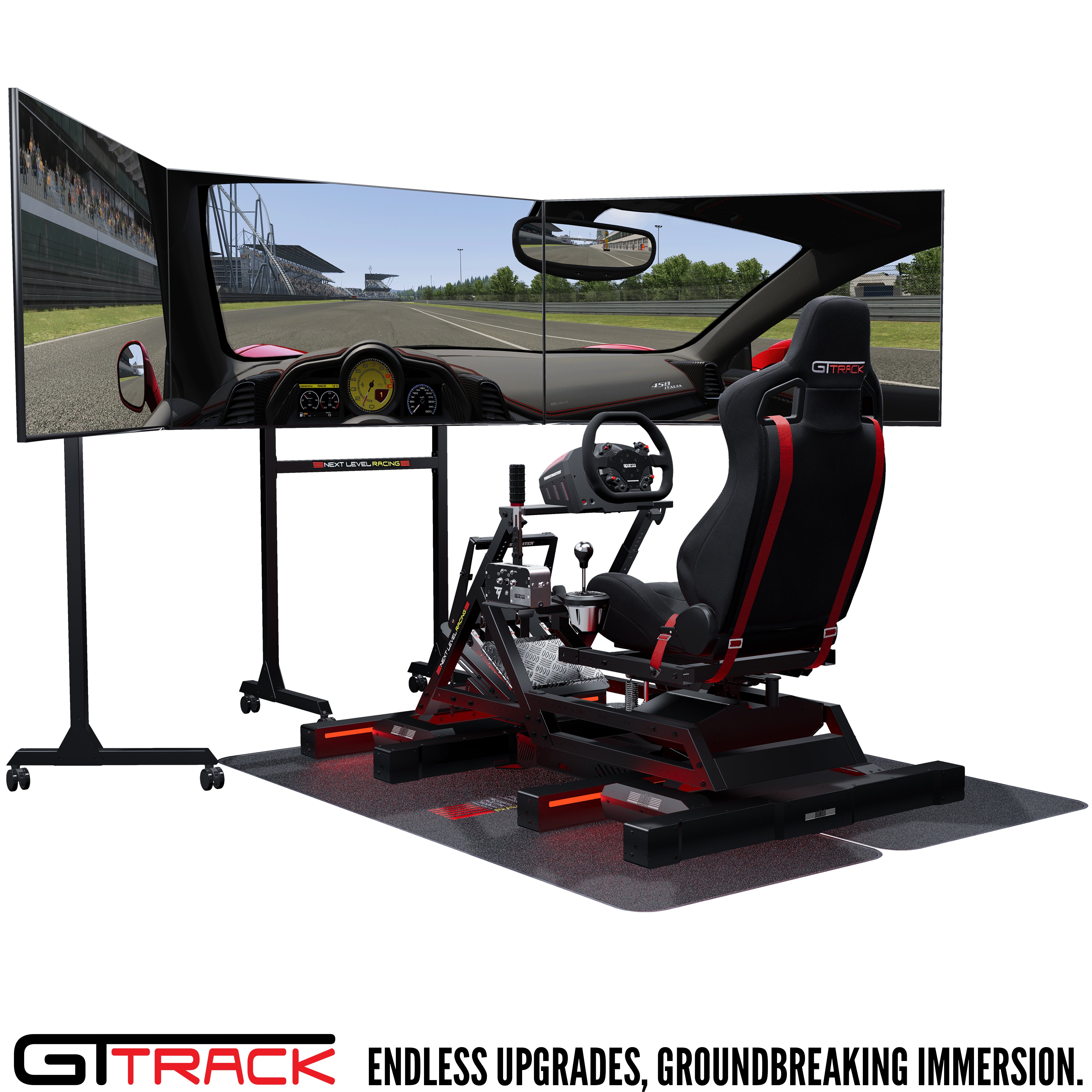 Gt Track Racing Cocpit Next Level Racing GT Track Cockpit — The Modern Cave Australia