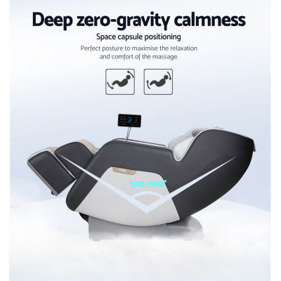 Livemor Massage Chair Electric Chairs Recliner Shiatsu Gravity Heating Massager