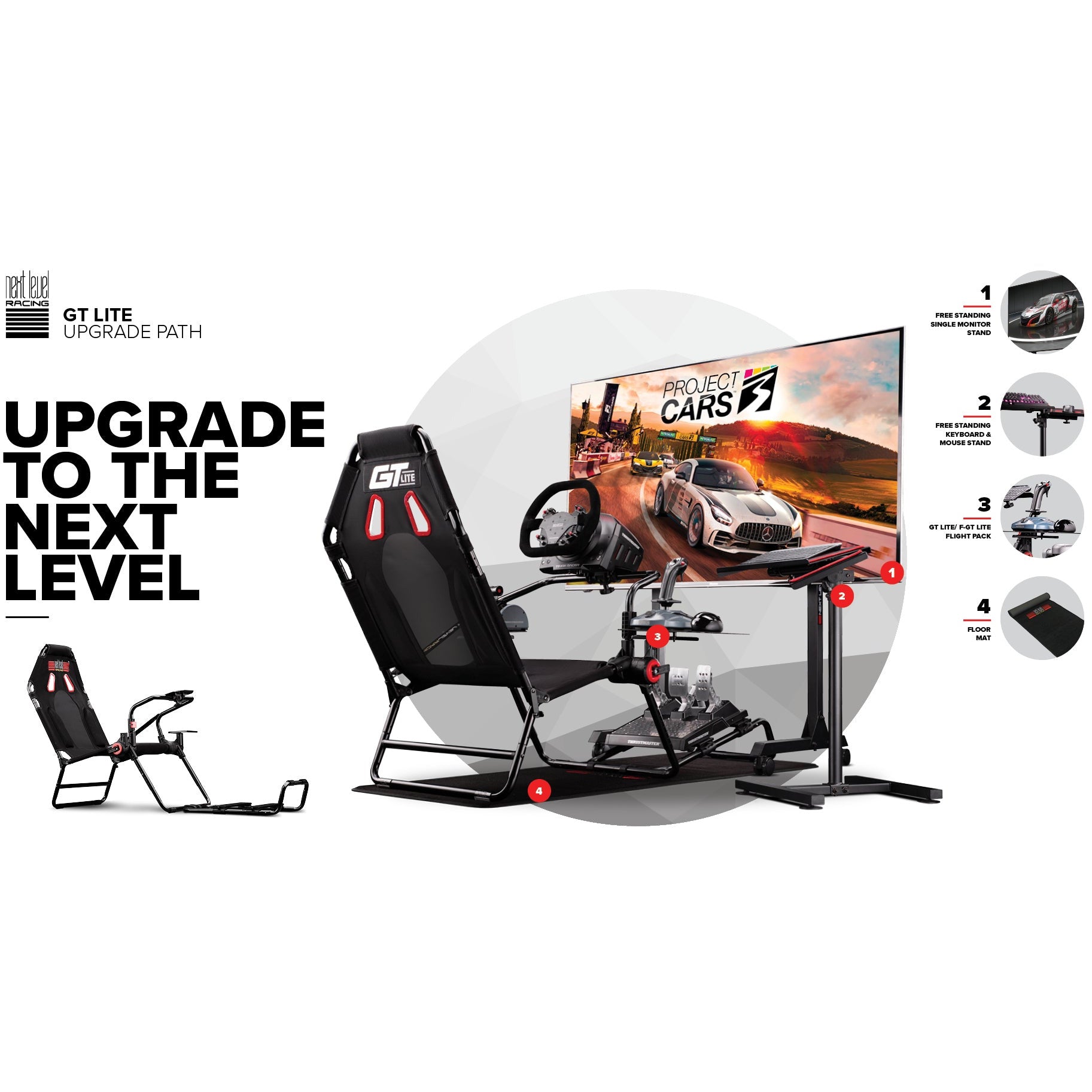 Next Level Racing GT LITE Cockpit — The Modern Cave Australia