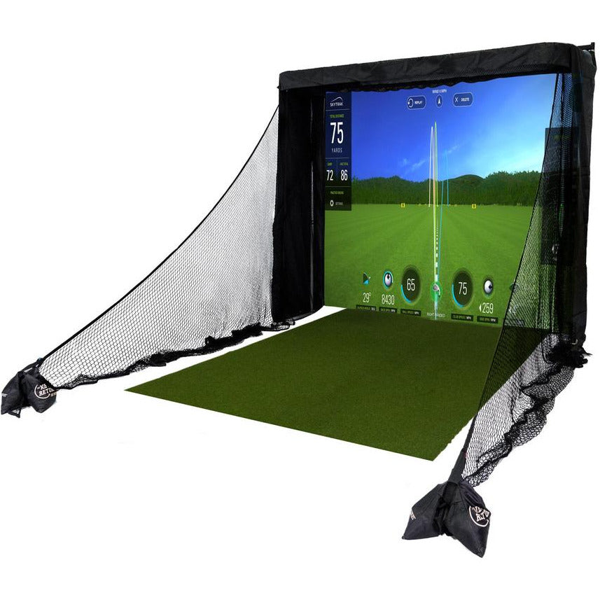 Simulator Series 8 Golf Simulator Bay+ Projector Mount frame kit + Pro Turf