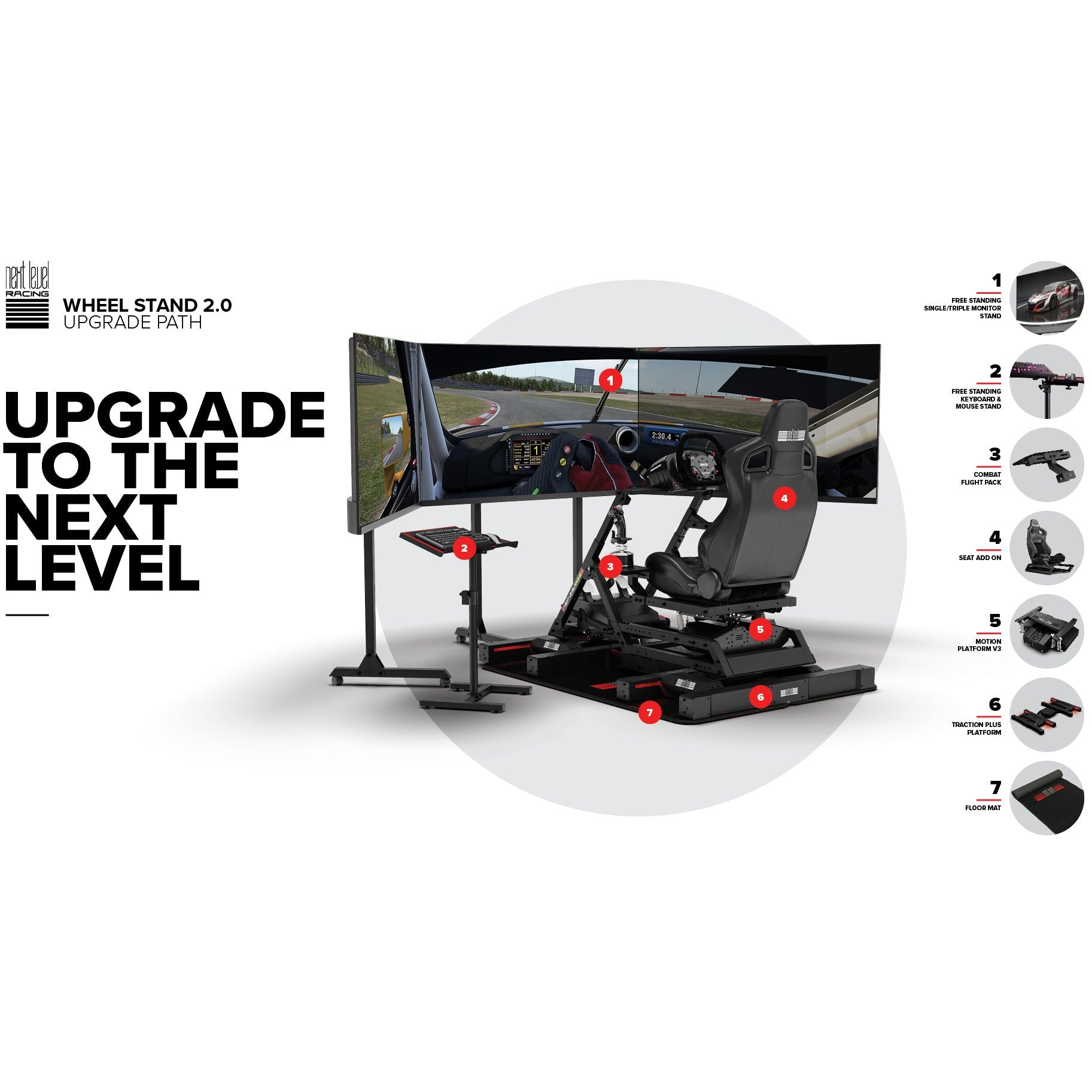 Retractable Racing Wheel Stand Next Level Racing Wheel Stand 2.0 — The Modern Cave Australia